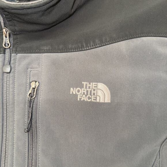 Men’s North Face Soft Shell Jacket Black/Gray Size: XL - Picture 7 of 10
